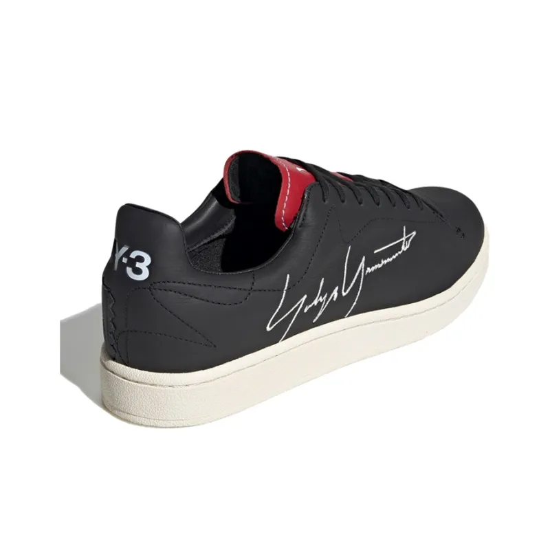 Adidas Y 3 Yohji Court Black Red-3