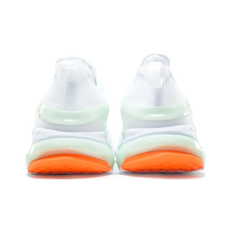 PEAK Porcelain Shadow Cushioned Slip Resistant Abrasion Resistant Low Top Casual Running Shoes Men's White Light Green-5