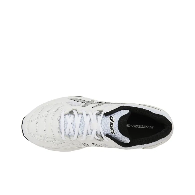 Asics Gel-Trigger 12 Cushioned Slip-Resistant Low-Top Running Shoes Men's White Silver-2