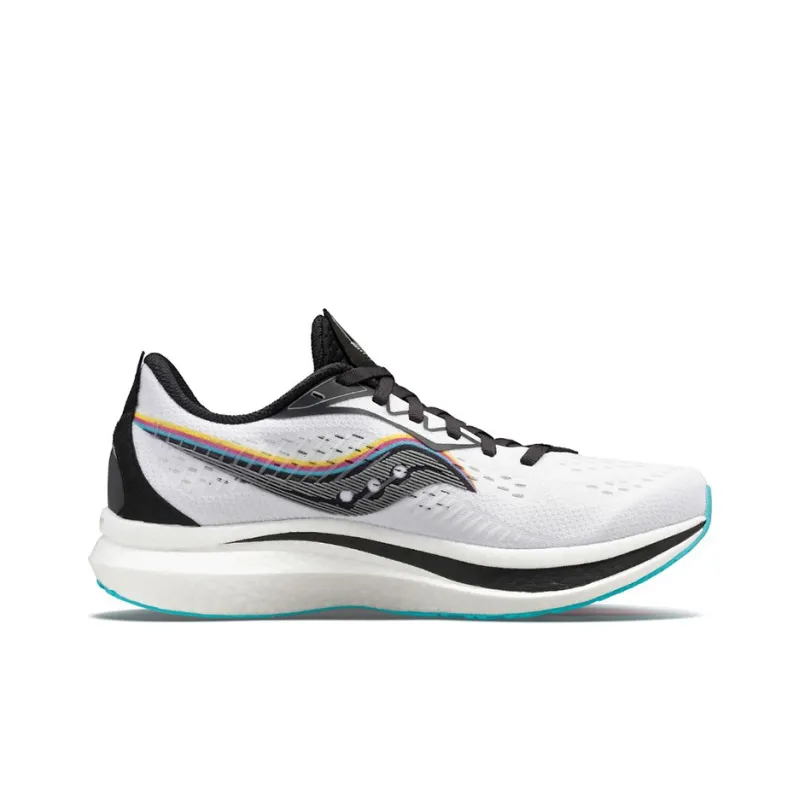 Saucony Endorphin Speed 2 Speed 2 Low-Top Running Shoes Men's White Black Blue Standard M-1