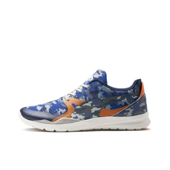 PUMA Duplex Evo Duplex Evo By Rudolf Dassler Slip-Resistant Breathable Low-Top Running Shoes Men's Camouflage Blue