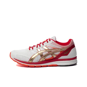 Asics Skysensor Glide 3 Anti-Slip And Wear-Resistant Breathable Low-Top Running Shoes Men's Red White Gold