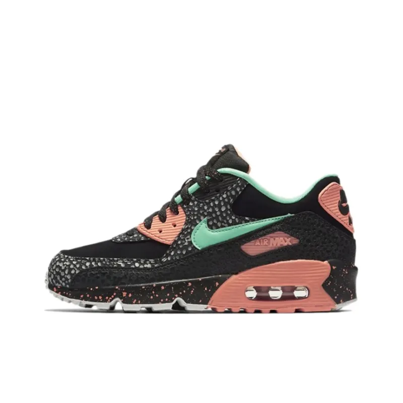 Nike Air Max 90 Safari Black Green Glow Crimson Pulse GS-0