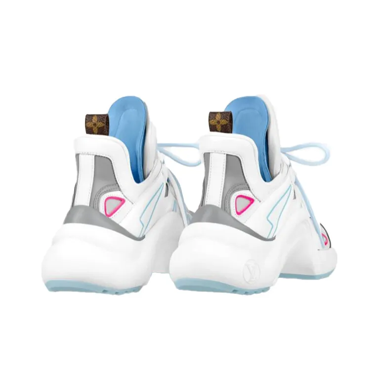 LOUIS VUITTON Archlight 1.0 Sneakers 'White Blue Grey' Women's-3
