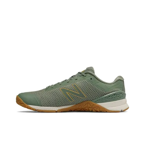 New Balance NB Minimus Running Shoes Men Low-Top Forest Green/White/Brown