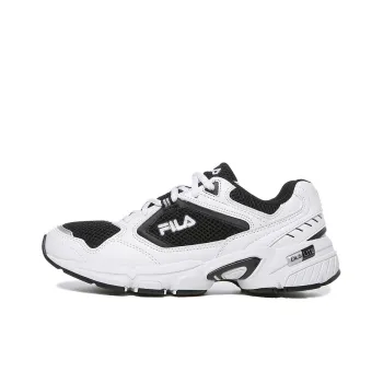FILA Ranger Cushioning Anti Slip And Wear Resistant Low Top Running Shoes Unisex Black White Comfortable