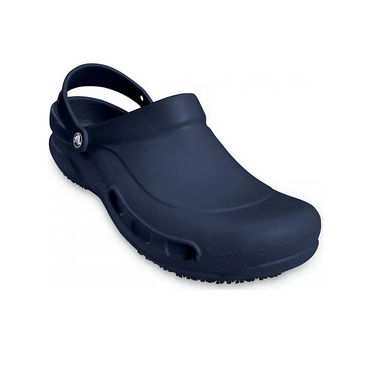 Crocs Bistro Slip Resistant Work Clog Navy-3