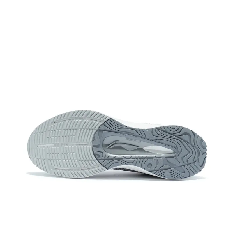 LiNing YueYing Abrasion Resistant Breathable Low Top Running Shoes Frost Gray-3