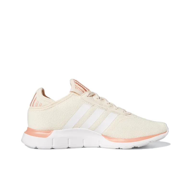 Adidas Originals Swift Run Lightweight Wear-resistant And Non-slip Low-Top Running Shoes Women's Beige Orange-1