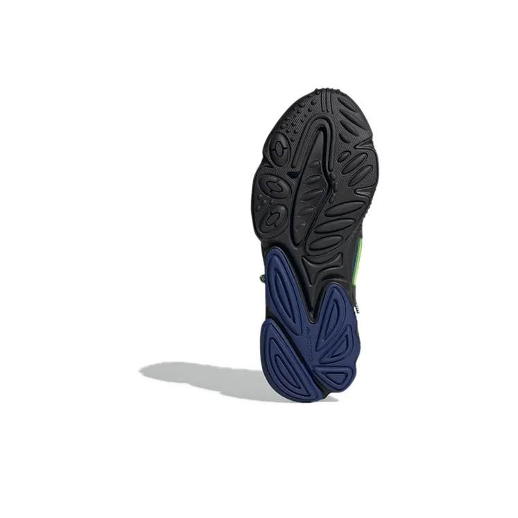 Adidas Originals Ozweego Zip Cozy Wear Resistant Running Shoes Obsidian Black Unisex-5