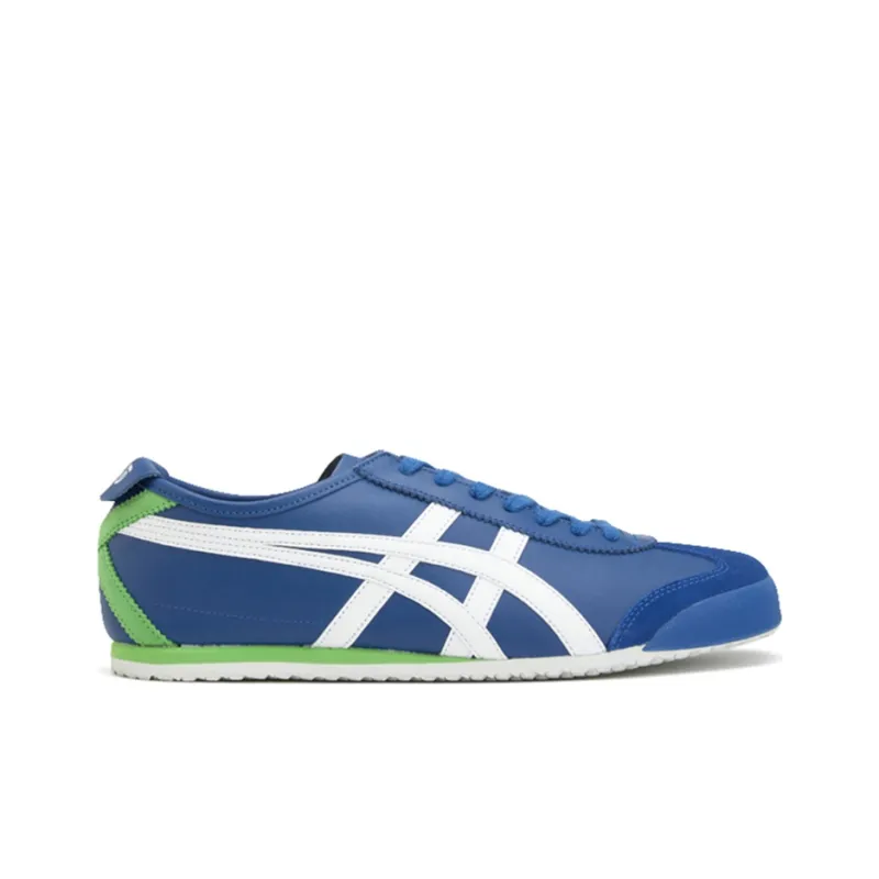 Onitsuka Tiger MEXICO 66 Low Top Casual Shoes Unisex Blue White Green-1