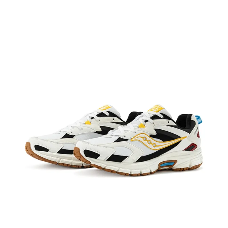 Saucony Cohesion 9 Low Top Running Shoes Men's White Black-2