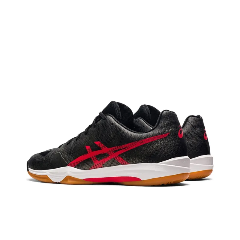 Asics Gel-Fastball Anti-Slip Wear-Resistant Low-Top Running Shoes Men's Black Red-2