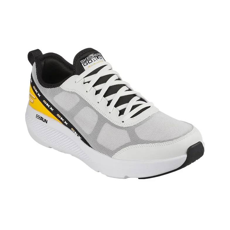 Skechers GO RUN Elevate Cushioning Anti-Slip And Wear-Resistant Low-Top Casual Running Shoes Men's White-2