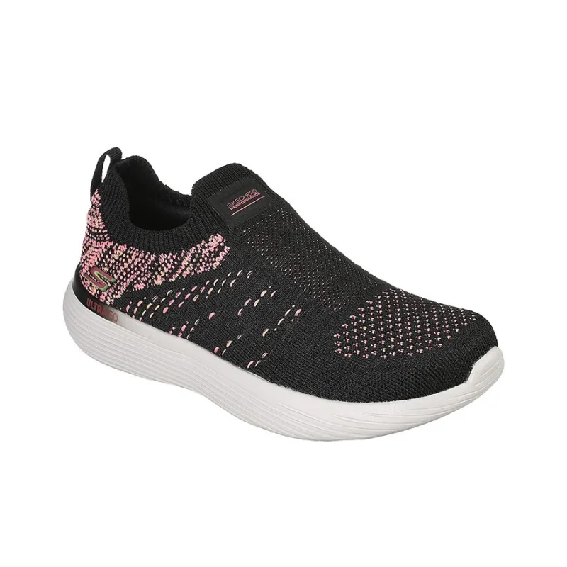 Skechers Go Run 400 V2 Cushioning Wear Resistant Low Top Casual Shoes Women's Black-2