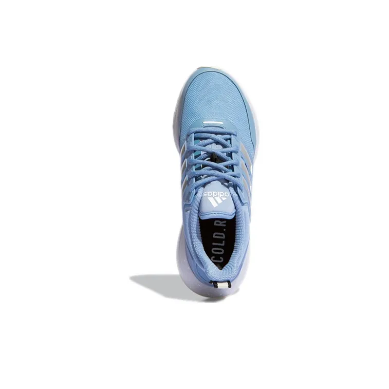 Adidas EQ21 Cold.Rdy Wear-Resistant Low-Top Running Shoes Women's Blue-4