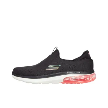 Skechers GO WALK Air 2.0-Sky Motion Cushioning Anti-Slip And Wear-Resistant Low-Top Casual Shoes Women's Black Pink
