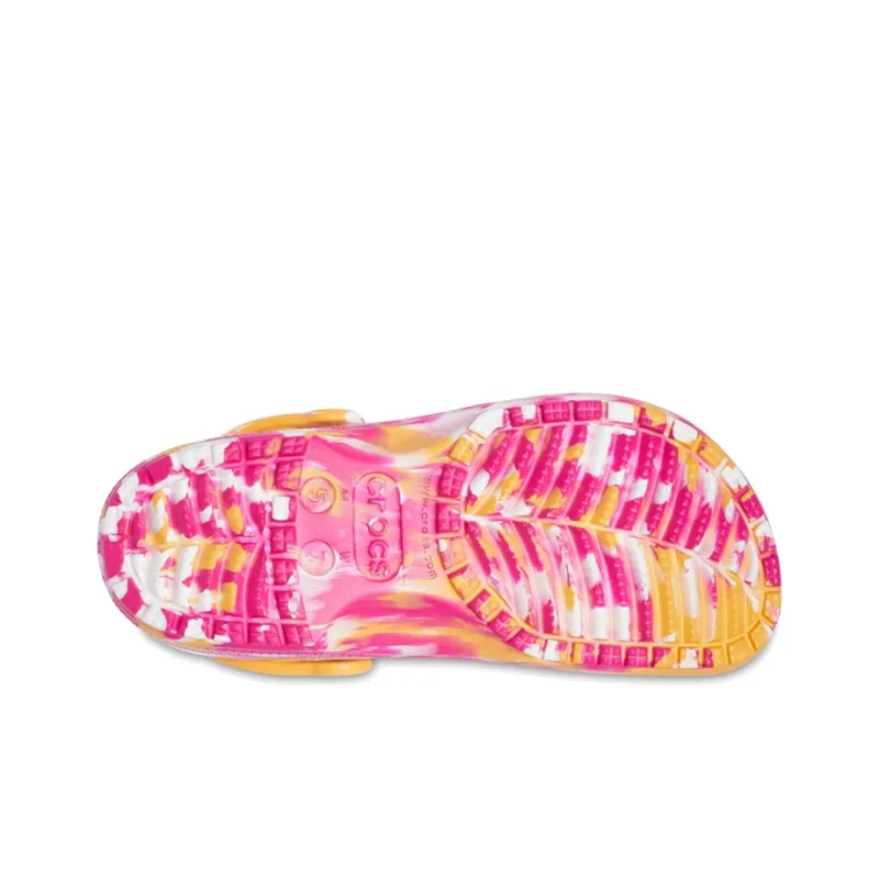 Crocs Classic Translucent Marbled Clogs 'Transparent Pink'-6