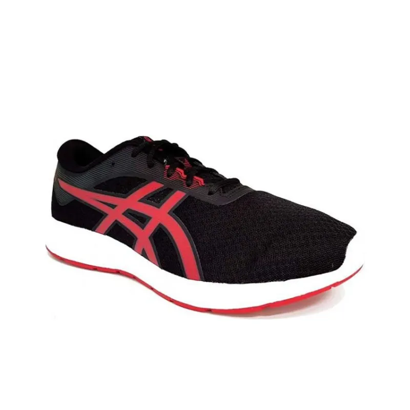 Asics Patriot 11 Wear-Resistant Low-Top Running Shoes Men's Black Red-1