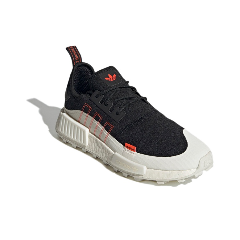 Mens originals nmd_r1 trainers in grey  solar red best sale