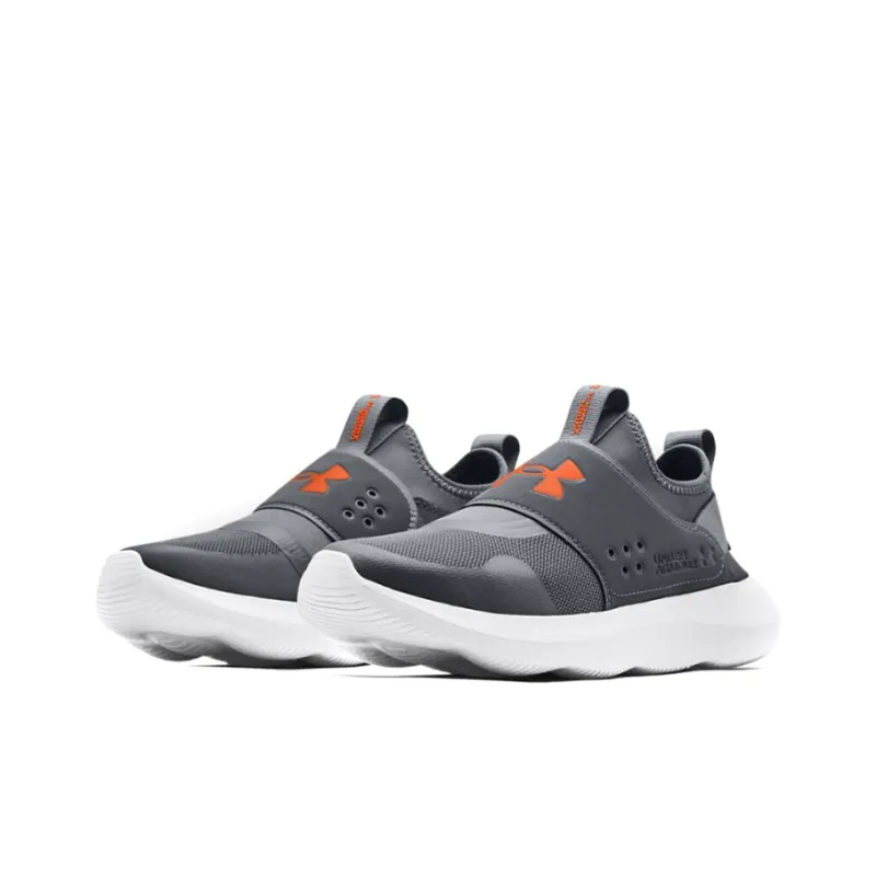 Under Armour Runplay Anti-Slip And Wear-Resistant Breathable Low-Top Running Shoes Men's Gray-2