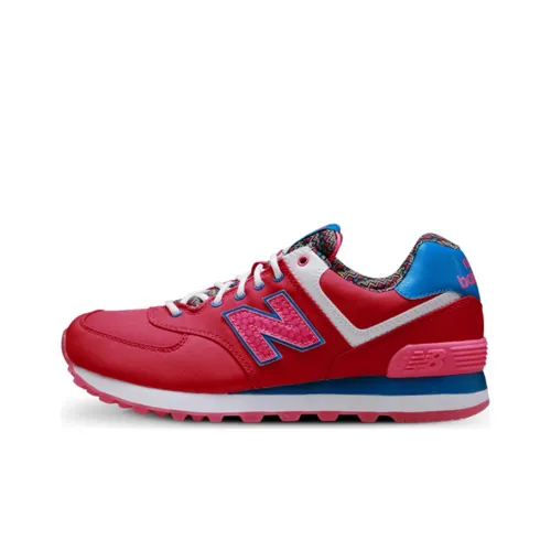 New Balance NB 574 Running Shoes Women's Low-Top Red And Blue