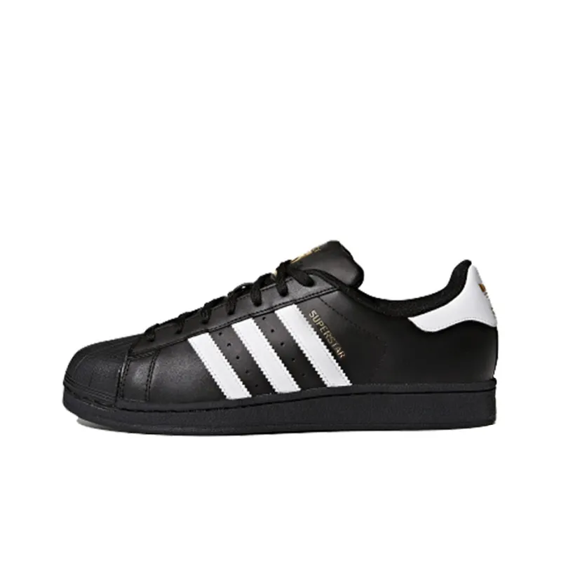 superstar foundation shoes black