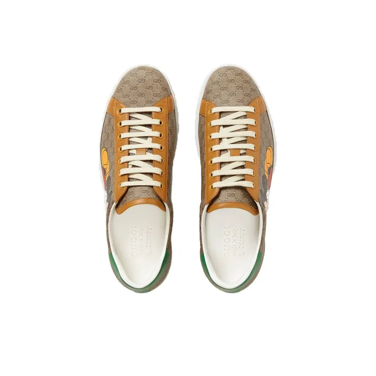 GUCCI Disney X GUCCI Ace Low 'Mickey Mouse Beige'-2