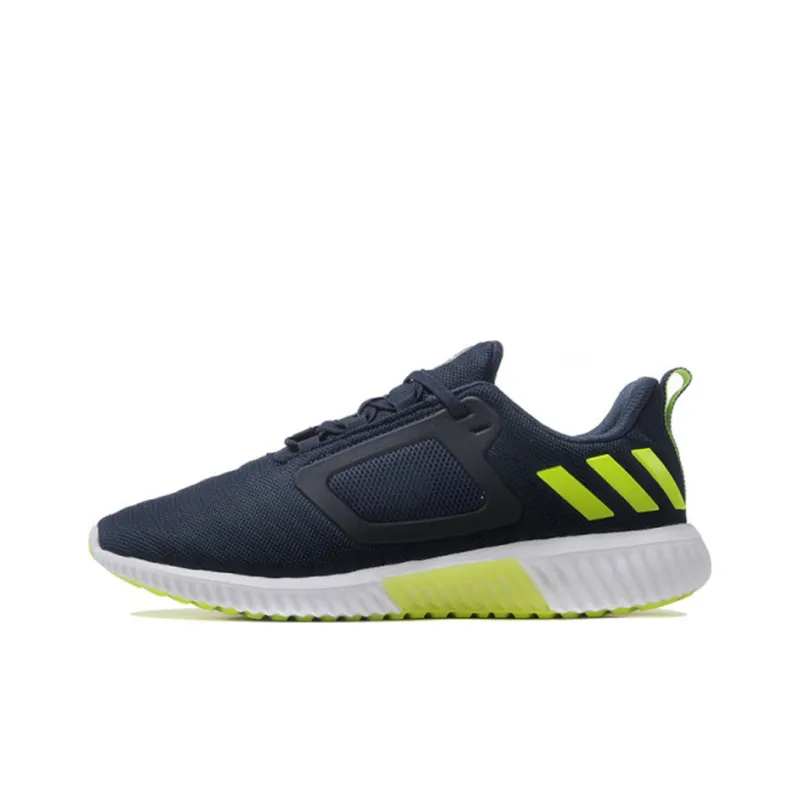 Adidas Climacool Anti-Slip Wear-Resistant Low-Top Marathon Running Shoes Men's Blue Yellow White-0