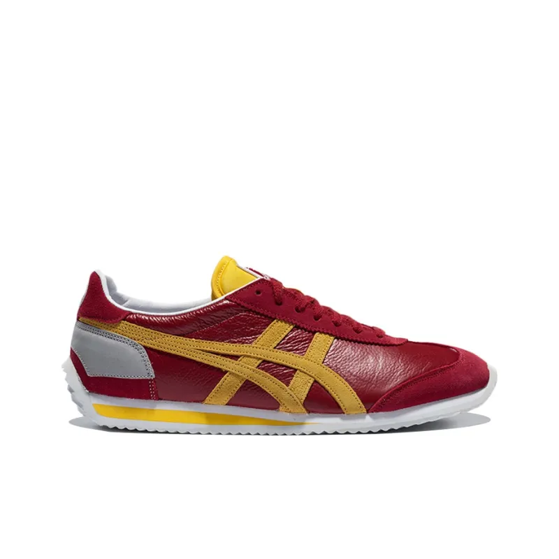 Onitsuka Tiger California 78 Non-slip Breathable And Wear-resistant Low-Top Casual Shoes Unisex Red Yellow-1