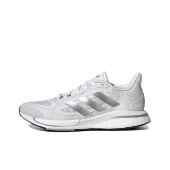 Adidas Supernova+ Cushioned Wear-Resistant Slip-Resistant Low-Top Running Shoes Women's White