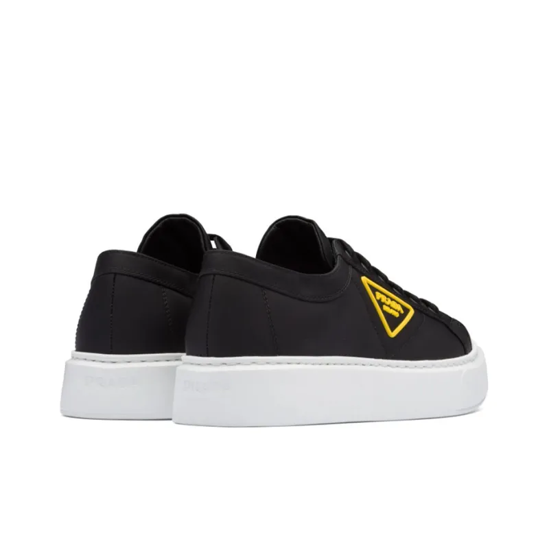 PRADA Nylon Gabardine Wheel Low 'Black Yellow'-2