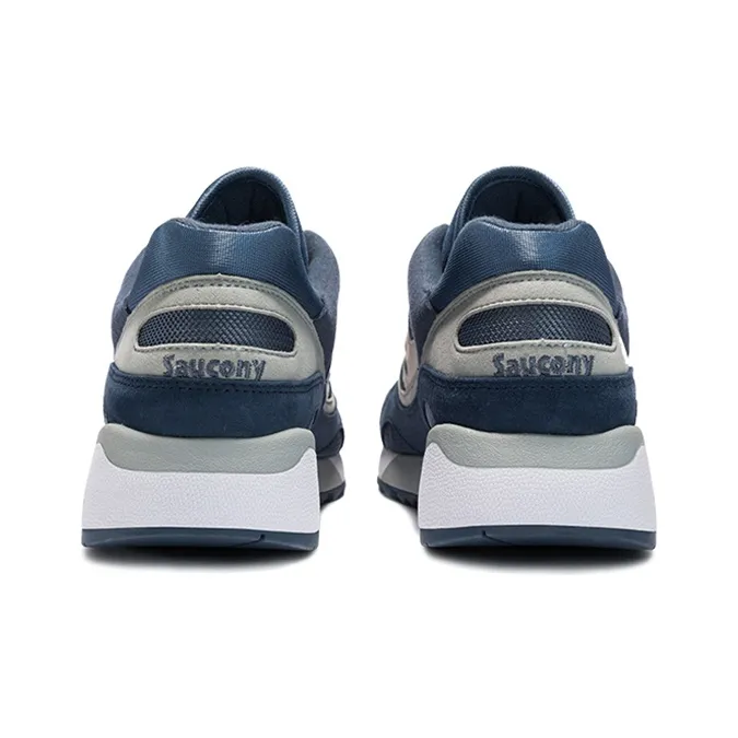 Saucony Shadow 6000 Cushioning Anti Slip Wear Resistant Breathability Low Top Running Shoes Men's Gray Blue-3