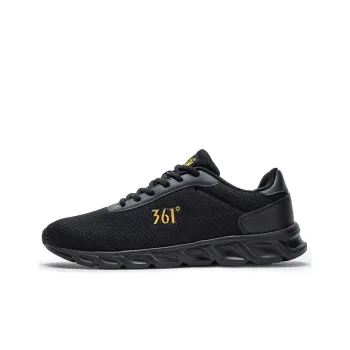 361° Lightweight Cushioning Low Top Running Shoes Men's Raven