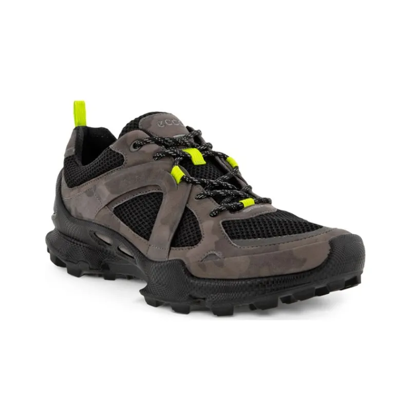 Ecco Low Top Athletic Shoes Men's Brown Gray-2