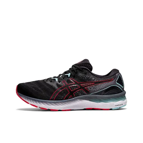 Asics Gel Nimbus 23 2E Wide 'Black Electric Red'