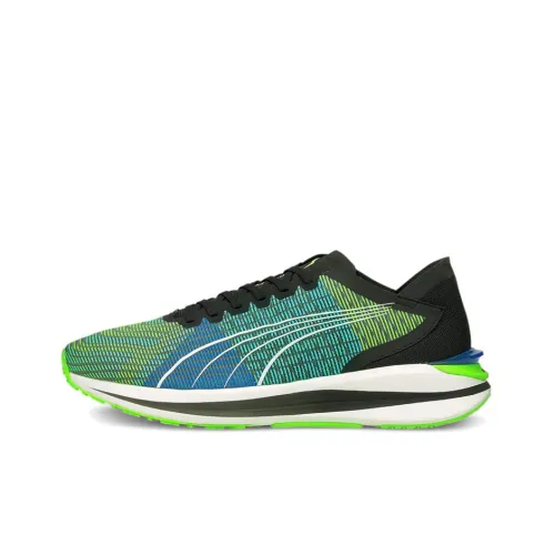 PUMA Electrify Nitro 1 Running Shoes Men Low-Top Blue/Green