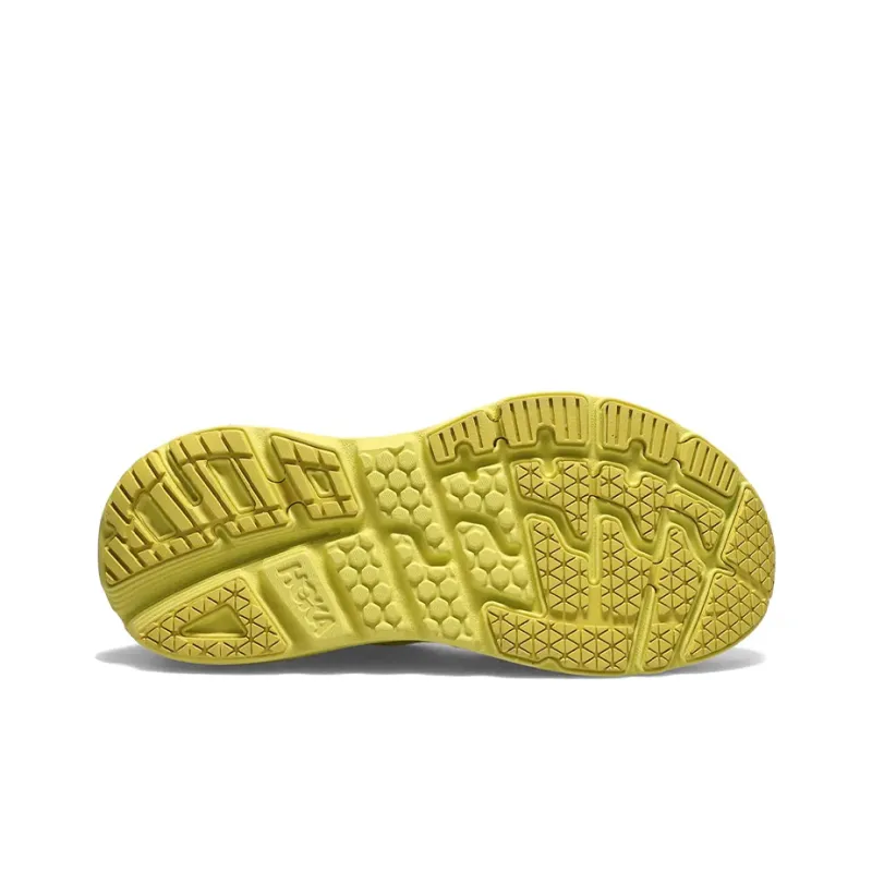 HOKA ONE ONE Bondi L Suede Celery Lima Bean All Gender-4