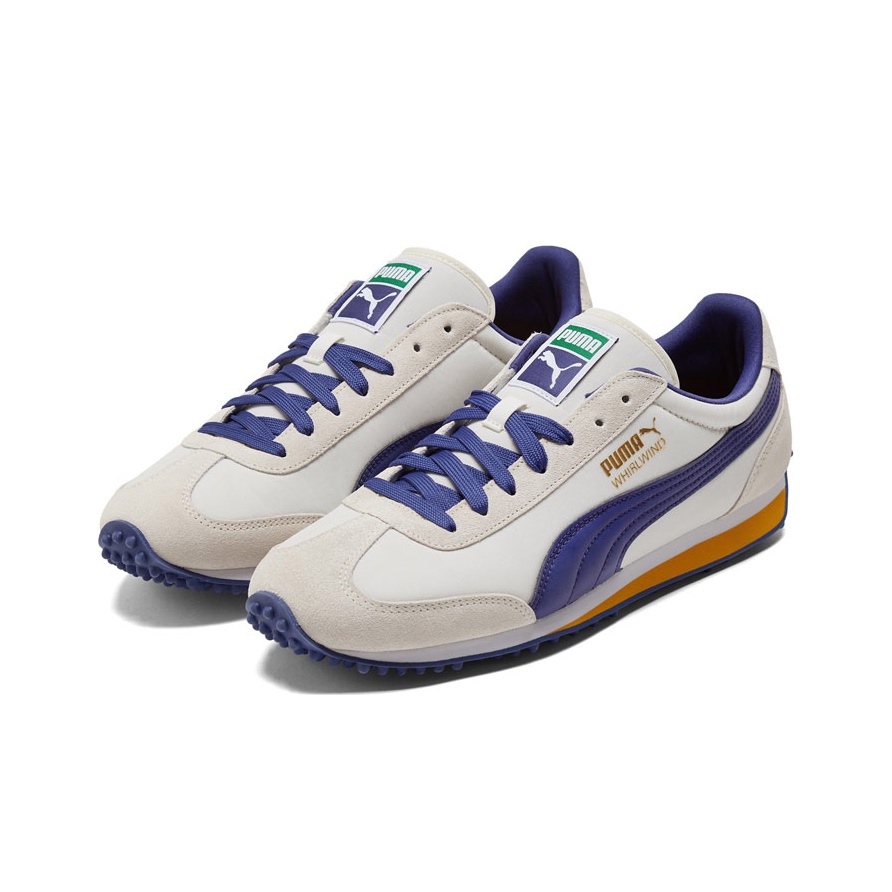 Puma Whirlwind Classic Running Shoes Men Low top Starlight White navy Blue US M 9