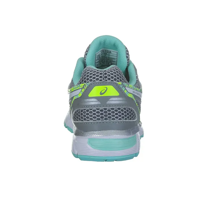 Asics Gel-Excite 4 Durable Breathable Low-Top Running Shoes Women's Gray Yellow-3