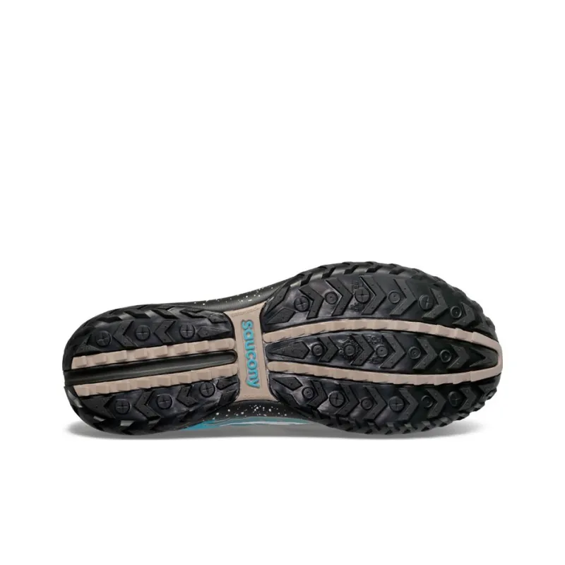 Saucony Mad River TR 2 Turbulent Flow Cushioned Wear-Resistant Lightweight Low-Top Running Shoes Women's Blue Black-4