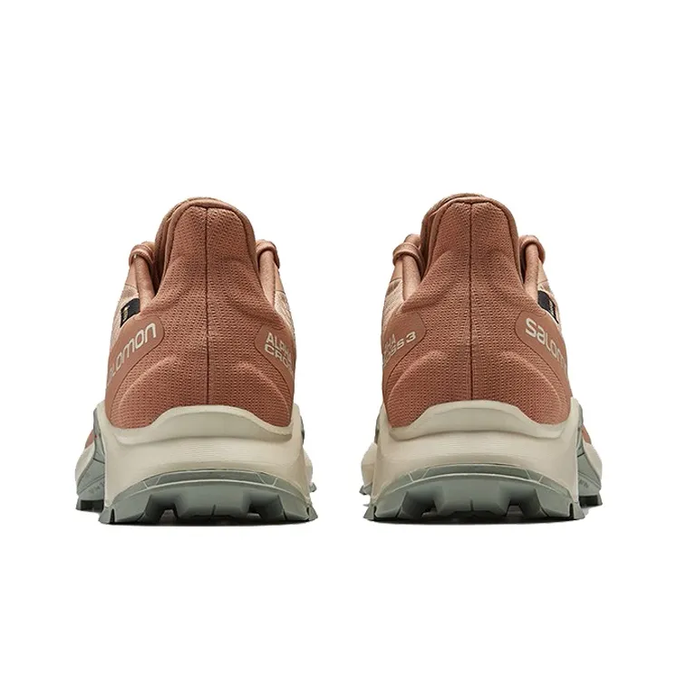SALOMON Alphacross 3 Running Shoes Women's Low Top Apricot-2
