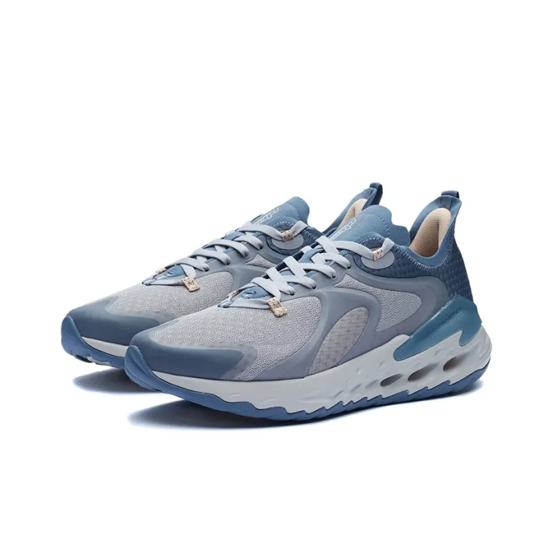 LiNing EazGo Reflective Low Top Running Shoes Men's Slate Blue-2