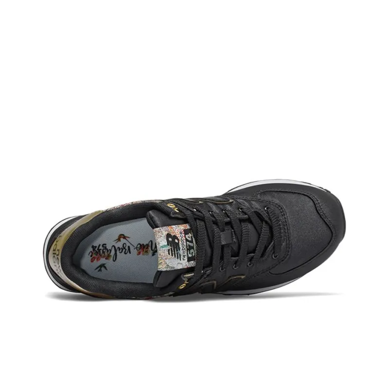 New Balance 574 Series Gold 'Black Gold White' Women's-2