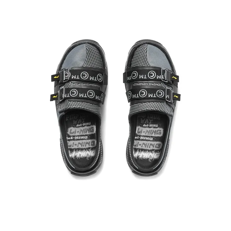 LiNing Pan Gu Bricks 䨻 Sandal Men's Black-4