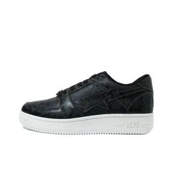 BAPE A BATHING APE Bape Sta Low Snakeskin Black 2020