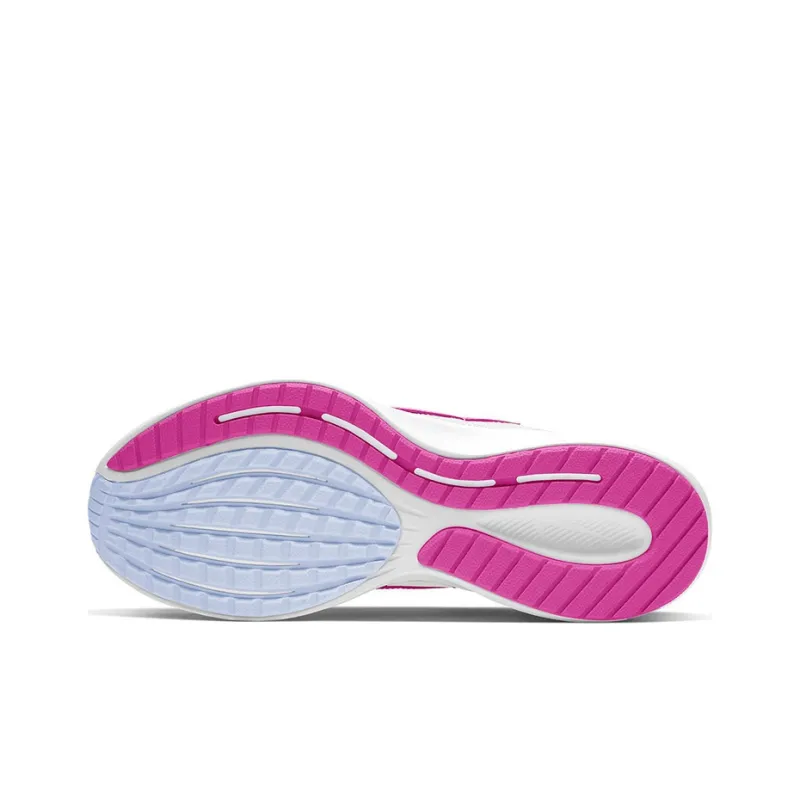 Nike Run All Day Cushioning Anti-Slip Wear-Resistant Breathability Low-Top Running Shoes Women's White Purple Blue-4