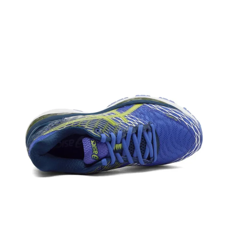 Asics GEL Nimbus 18 Abrasion Resistant Low Top Running Shoes Women's Blue-3