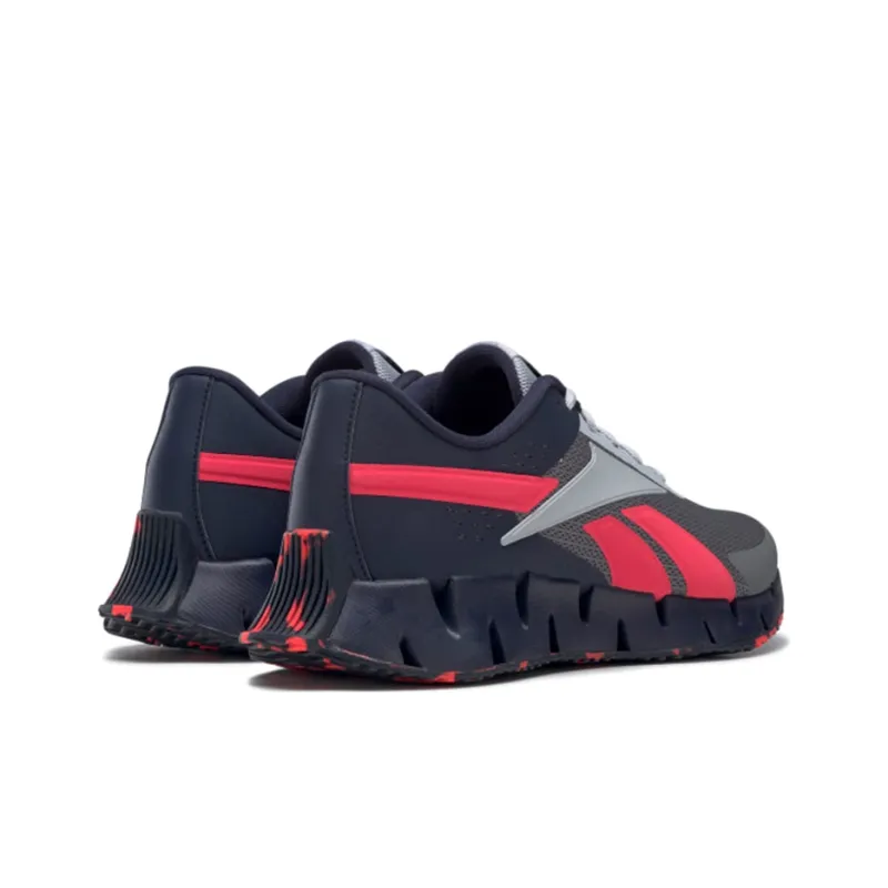 Reebok Zig Dynamica 2 Running Shoes Men Low-Top Blue/Gray/Red-3