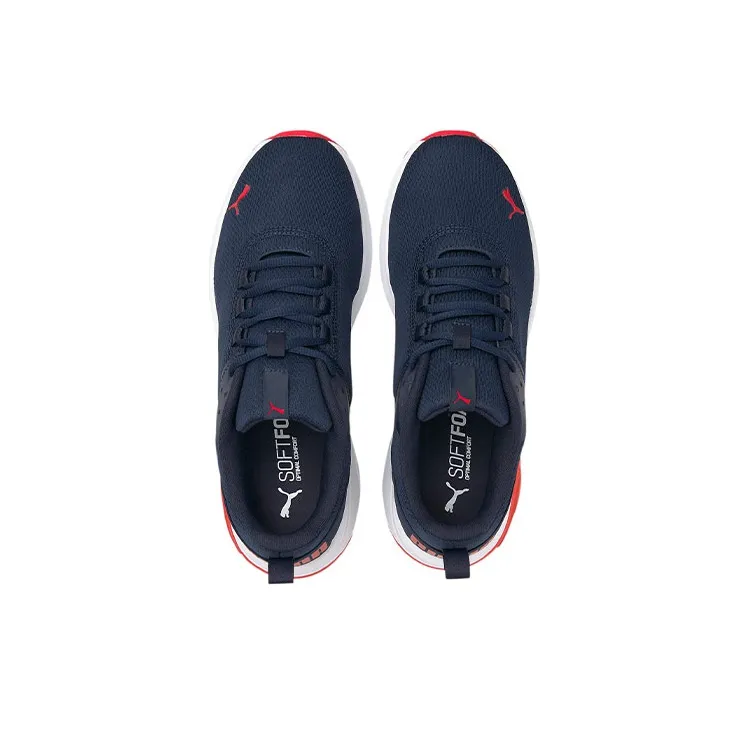 PUMA Electron Running Shoes Men Low-Top Blue/White/Red-2